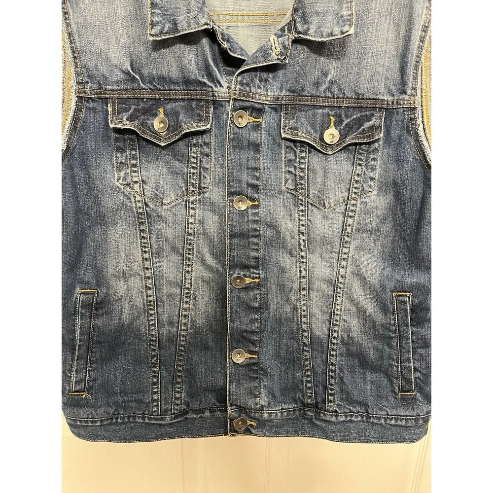 Red Camel Denim Vest Ladies Size XL